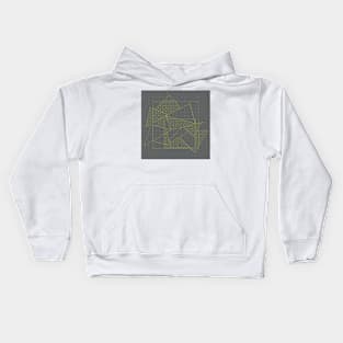 Abstract Triangles #3 Kids Hoodie